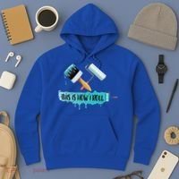 Funny Painter Saying Paint Roller And Brush This Is How I Roll Cool Gift Hoodie thumb 3