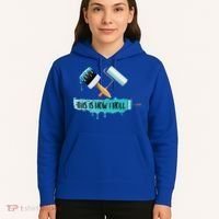 Funny Painter Saying Paint Roller And Brush This Is How I Roll Cool Gift Hoodie thumb 5