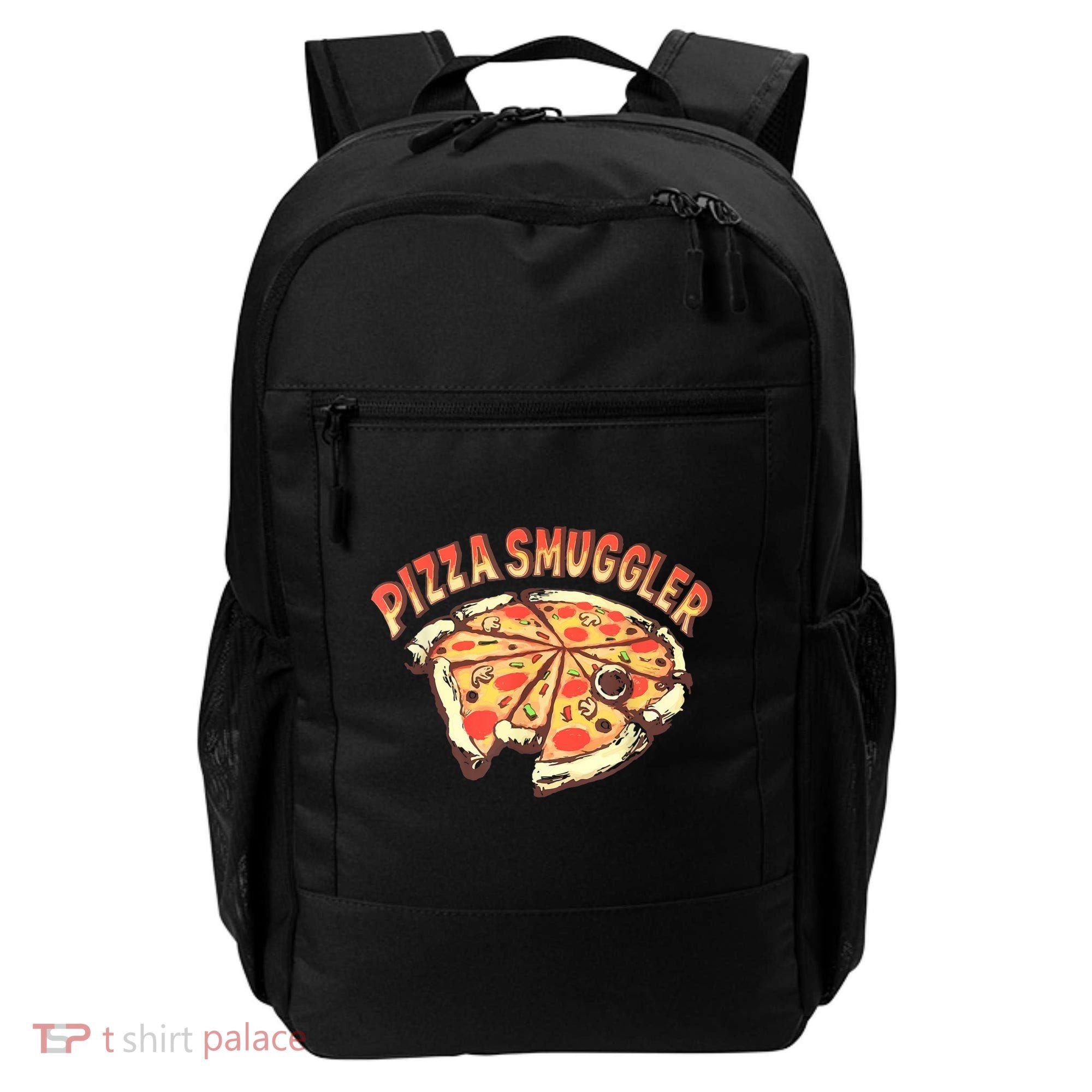 Funny Pizza Smuggler Gift For Pizza Lovers Backpack