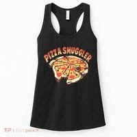 Funny Pizza Smuggler Gift For Pizza Lovers Women's Tank Top thumb 0