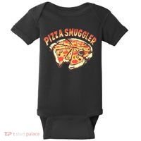 Funny Pizza Smuggler Gift For Pizza Lovers Baby Bodysuit thumb 0