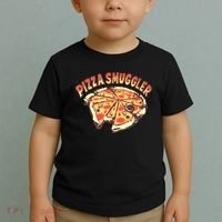 Funny Pizza Smuggler Gift For Pizza Lovers Toddler T-Shirt thumb 2