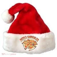 Funny Pizza Smuggler Gift For Pizza Lovers Santa Hat thumb 0