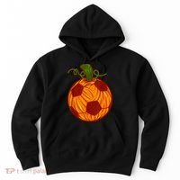 Funny Pumpkin Soccer Ball Halloween Hoodie thumb 0