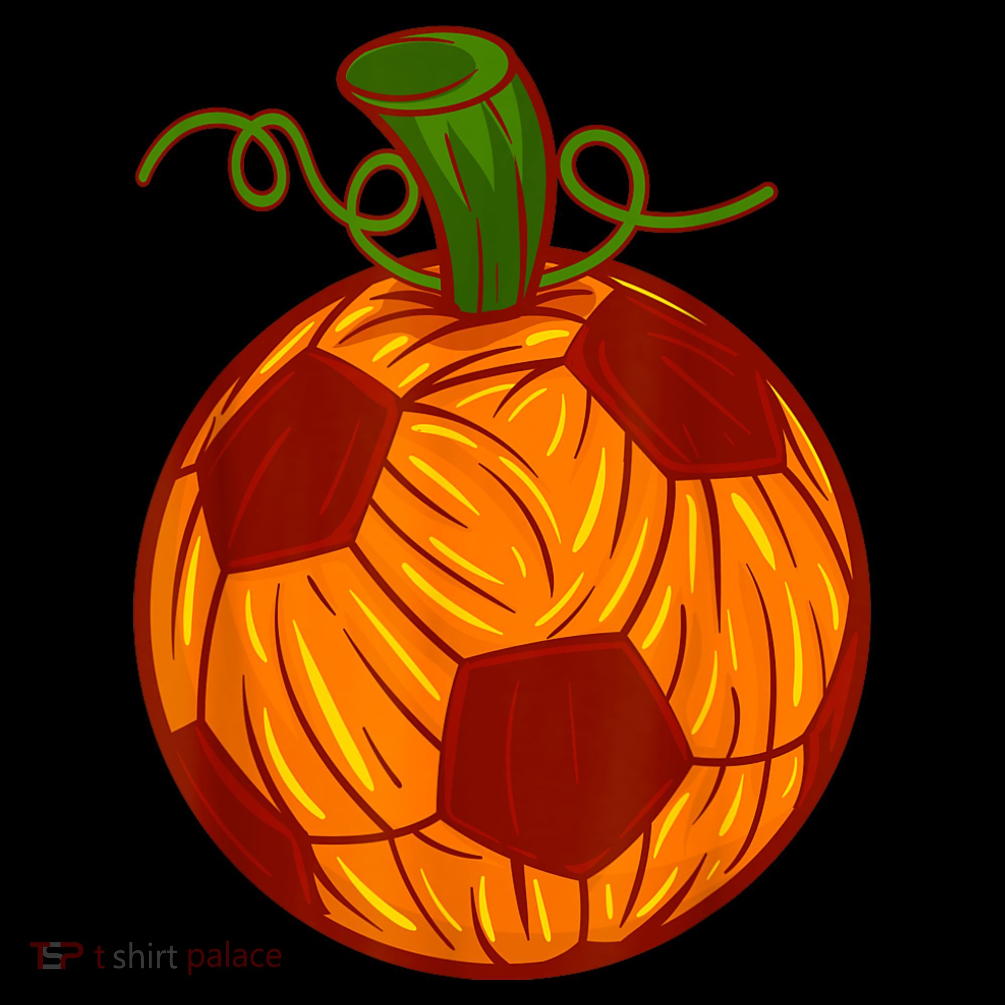 Funny Pumpkin Soccer Ball Halloween Women's Hoodie