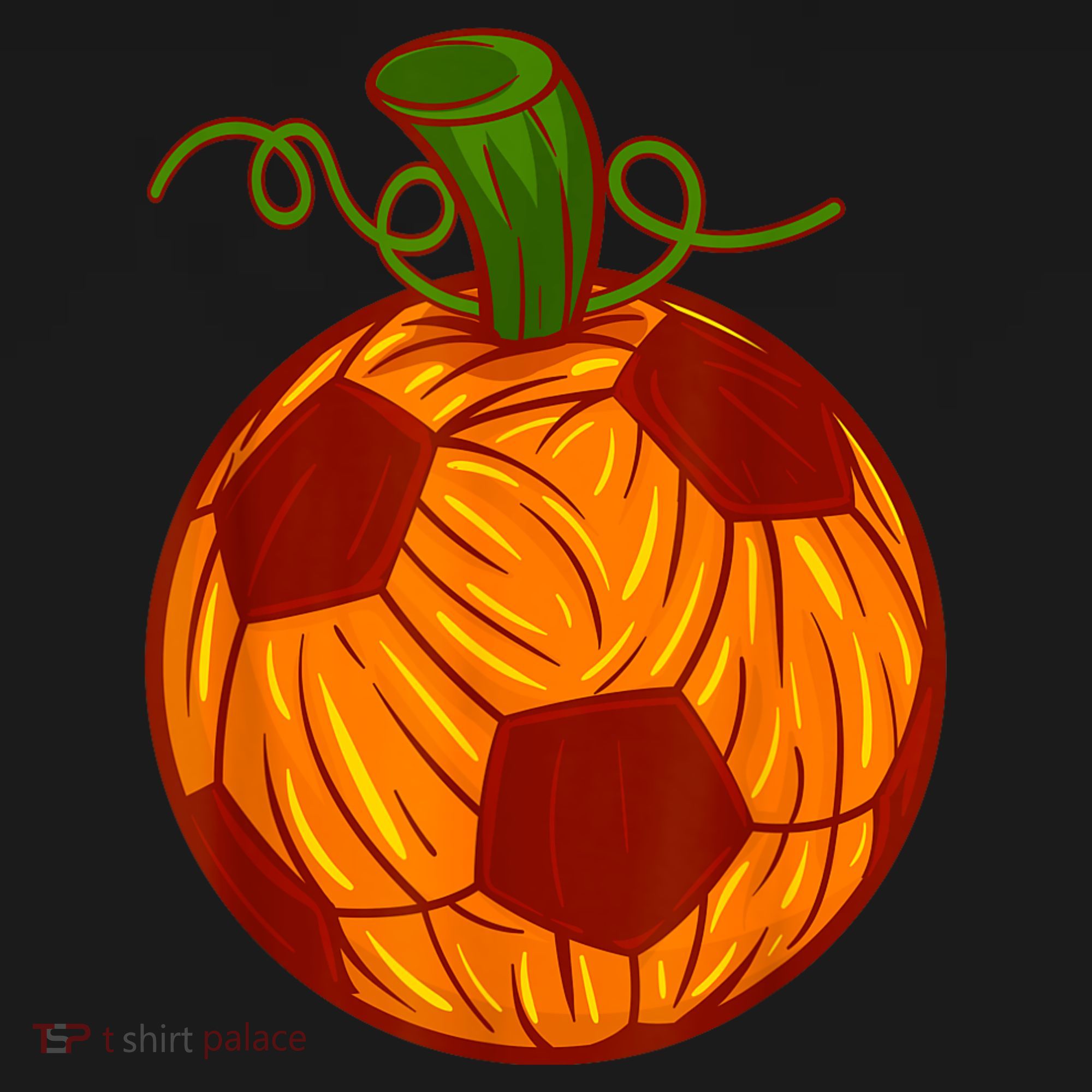 Funny Pumpkin Soccer Ball Halloween Mousepad
