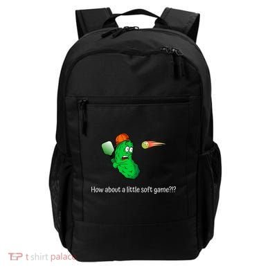 Fun Pickleball, Soft Game, Scared Pickle Backpack