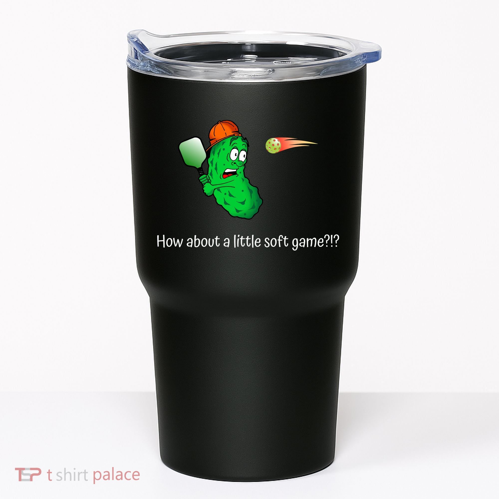 Fun Pickleball, Soft Game, Scared Pickle Tumbler