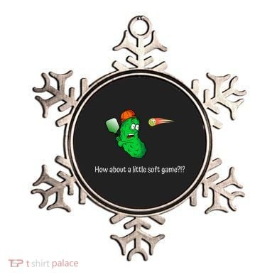 Fun Pickleball, Soft Game, Scared Pickle Ornament