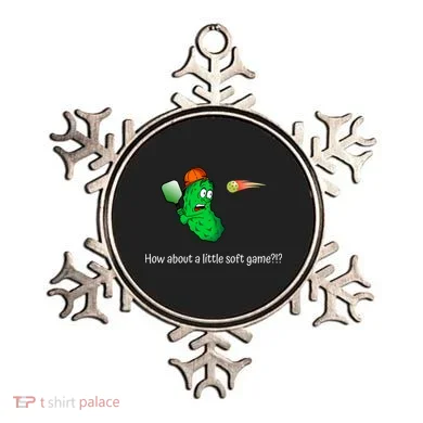Fun Pickleball, Soft Game, Scared Pickle Ornament