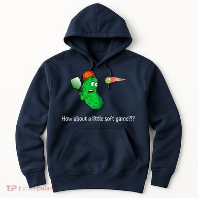 Fun Pickleball, Soft Game, Scared Pickle Hoodie