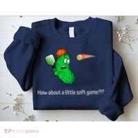 Fun Pickleball, Soft Game, Scared Pickle Sweatshirt thumb 2