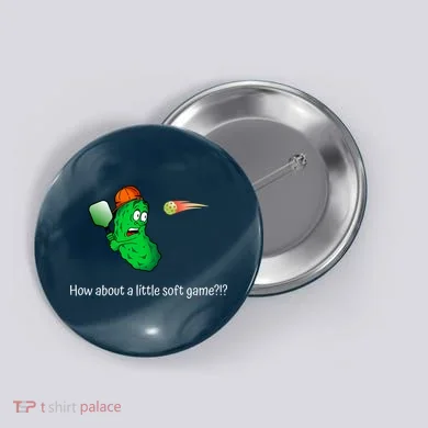 Fun Pickleball, Soft Game, Scared Pickle Button