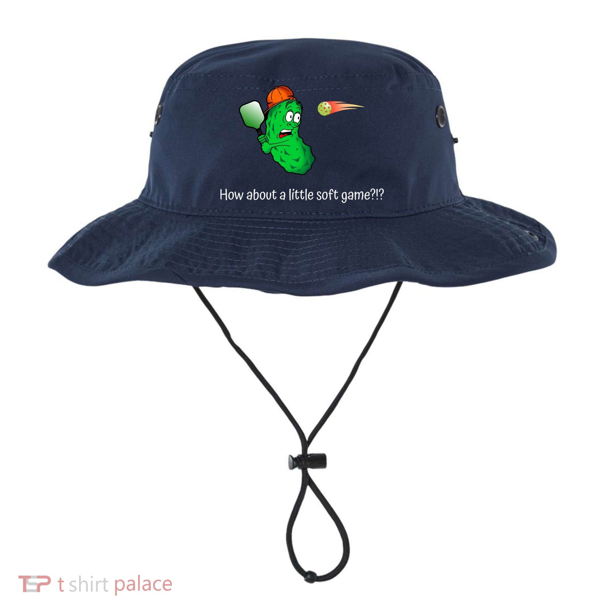 Fun Pickleball, Soft Game, Scared Pickle Bucket Hat