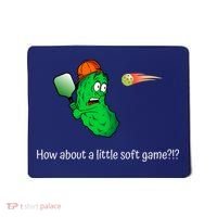 Fun Pickleball, Soft Game, Scared Pickle Mousepad thumb 0