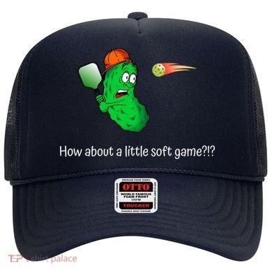 Fun Pickleball, Soft Game, Scared Pickle Hat