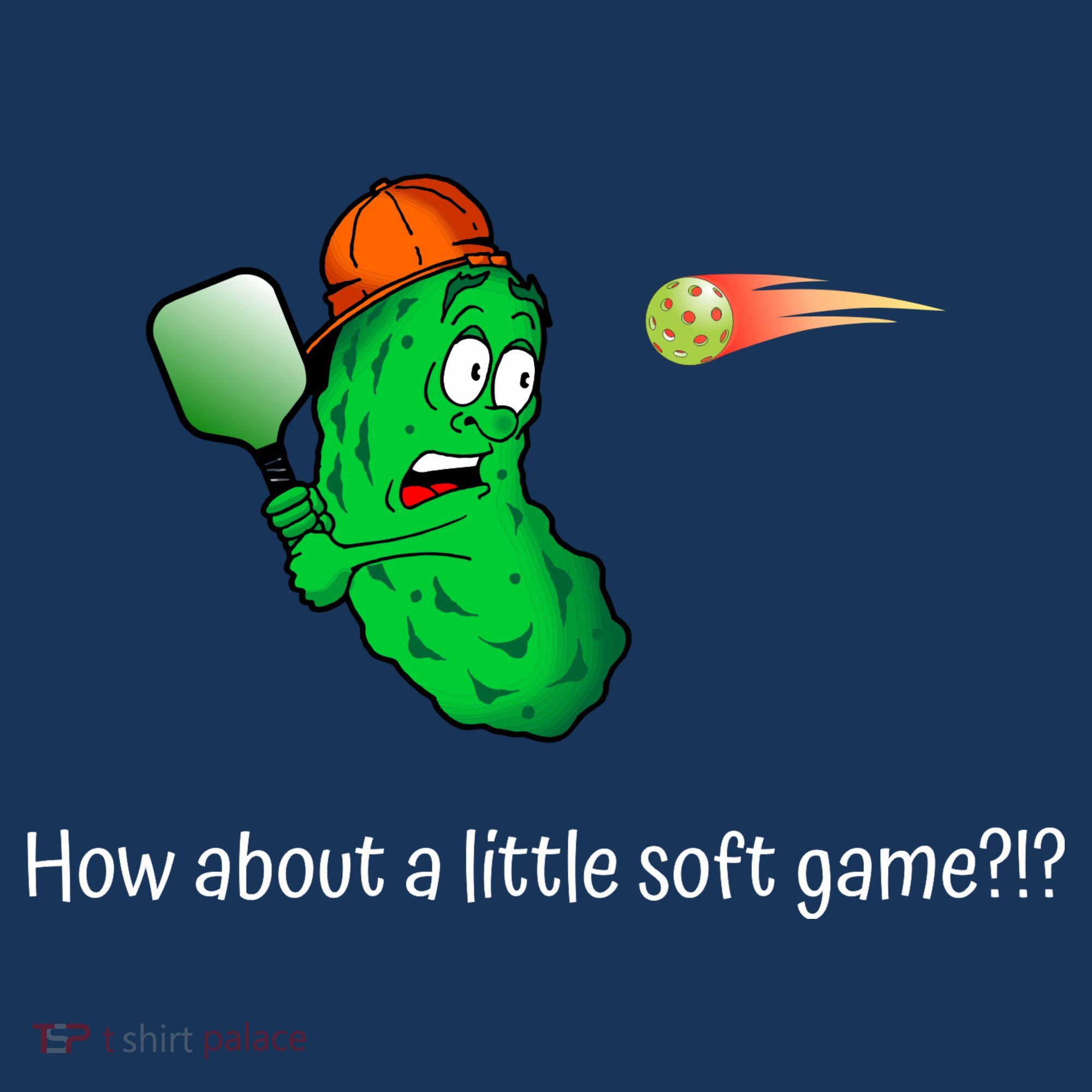 Fun Pickleball, Soft Game, Scared Pickle Toddler Hoodie