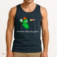 Fun Pickleball, Soft Game, Scared Pickle Tank Top thumb 3