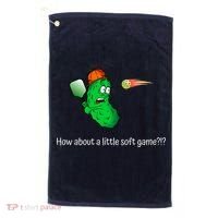 Fun Pickleball, Soft Game, Scared Pickle Golf Towel thumb 0