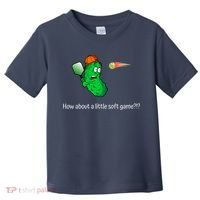 Fun Pickleball, Soft Game, Scared Pickle Toddler T-Shirt thumb 0