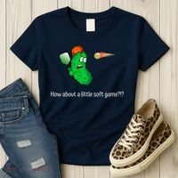 Fun Pickleball, Soft Game, Scared Pickle Women's T-Shirt thumb 3