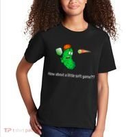 Fun Pickleball, Soft Game, Scared Pickle Kids T-Shirt thumb 2