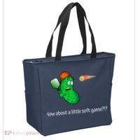 Fun Pickleball, Soft Game, Scared Pickle Tote Bag thumb 2