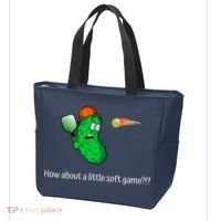 Fun Pickleball, Soft Game, Scared Pickle Tote Bag thumb 3
