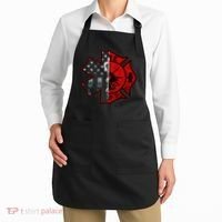 Firefighter Paramedic Symbol American Flag Fireman Fire Apron thumb 2