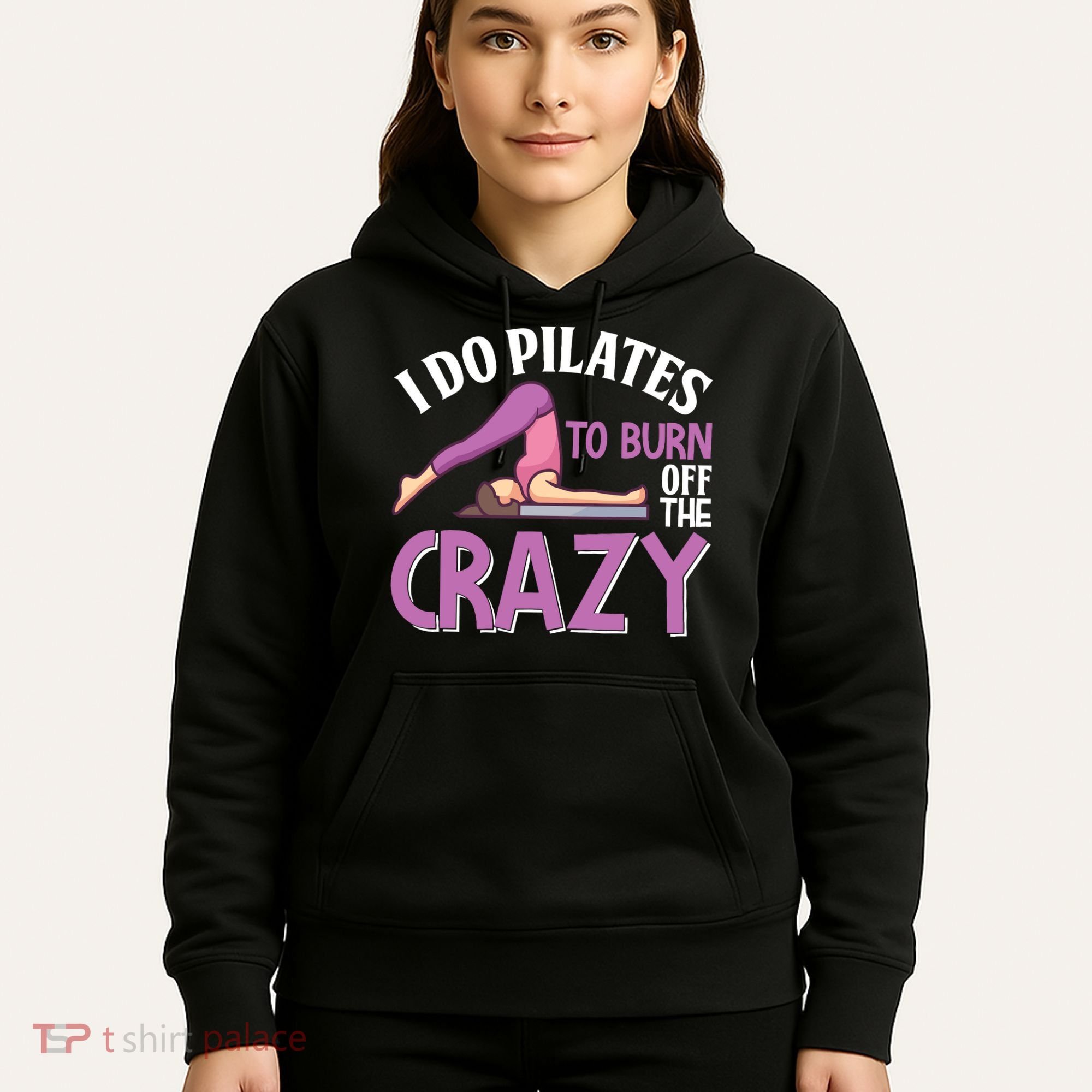 Funny Pilates Saying Pilates Trainer Contrology Instructor Hoodie
