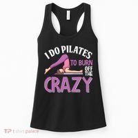 Funny Pilates Saying Pilates Trainer Contrology Instructor Women's Tank Top thumb 0