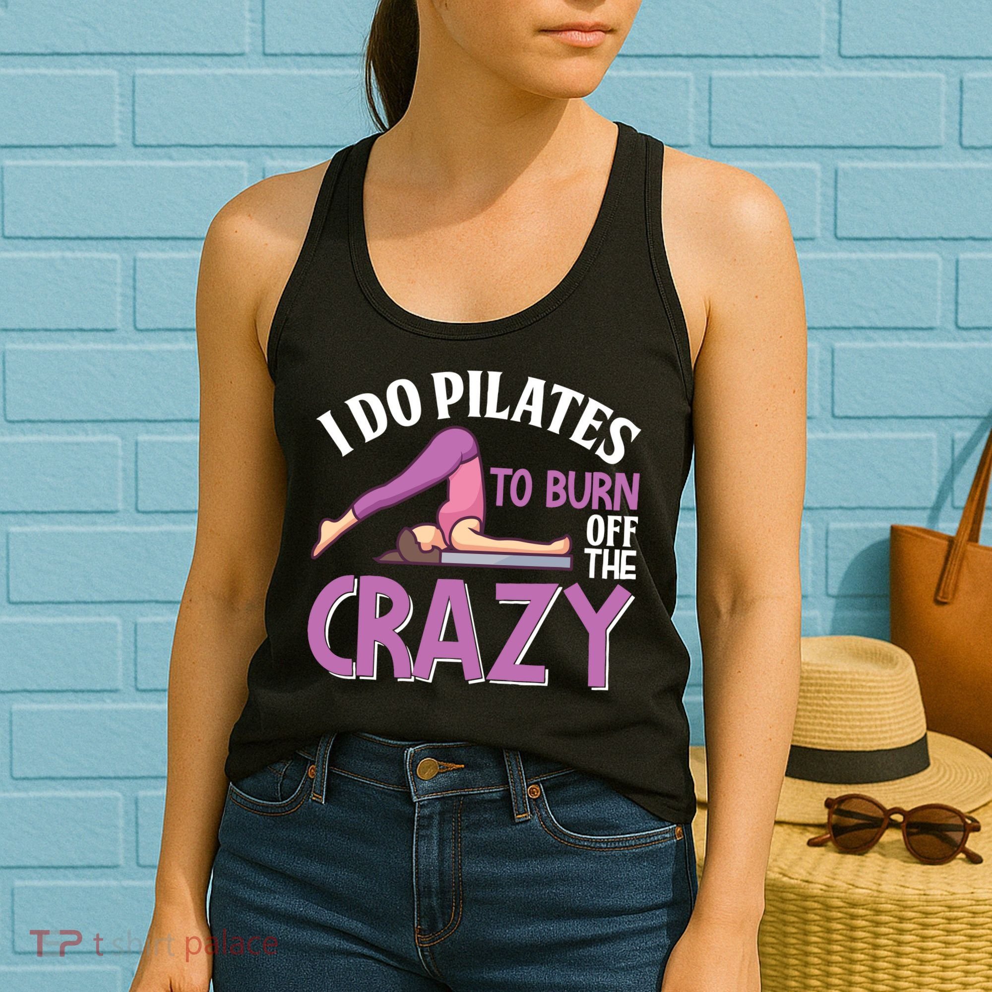 Funny Pilates Saying Pilates Trainer Contrology Instructor Women's Tank Top
