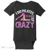 Funny Pilates Saying Pilates Trainer Contrology Instructor Baby Bodysuit thumb 0