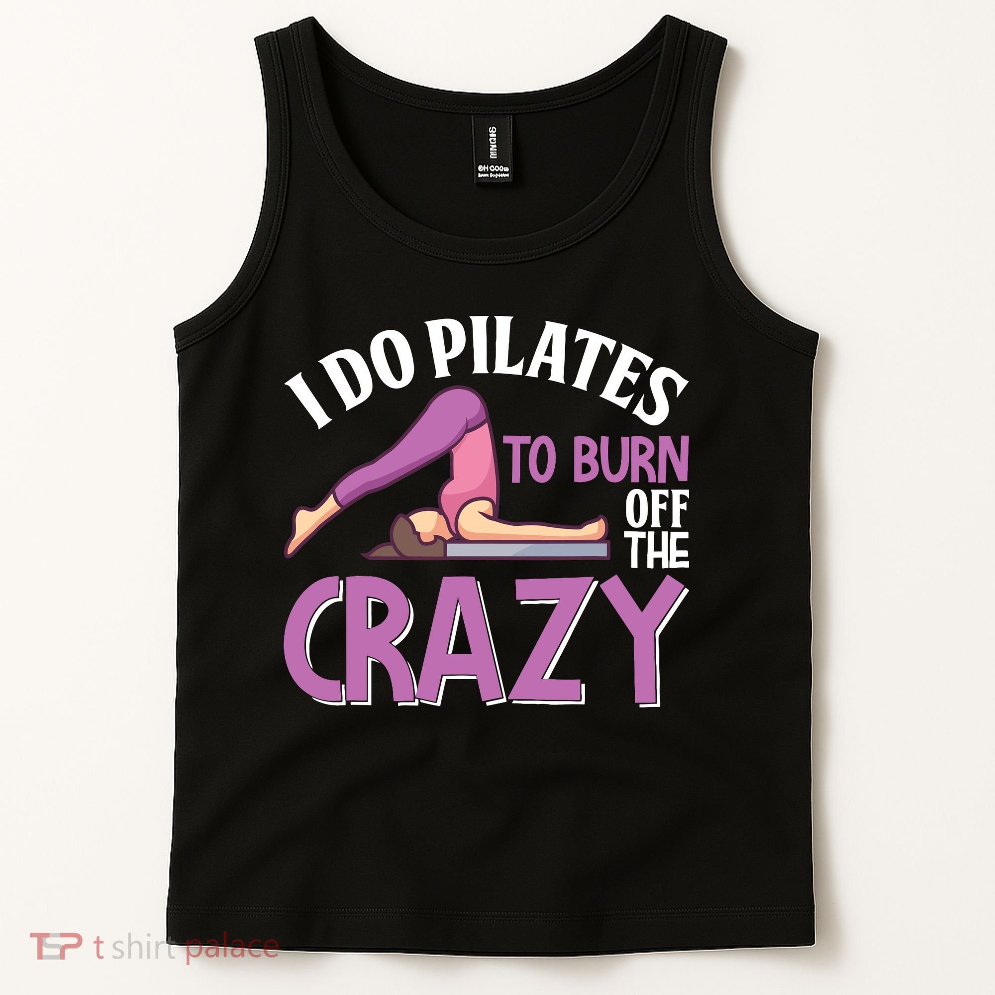 Funny Pilates Saying Pilates Trainer Contrology Instructor Tank Top