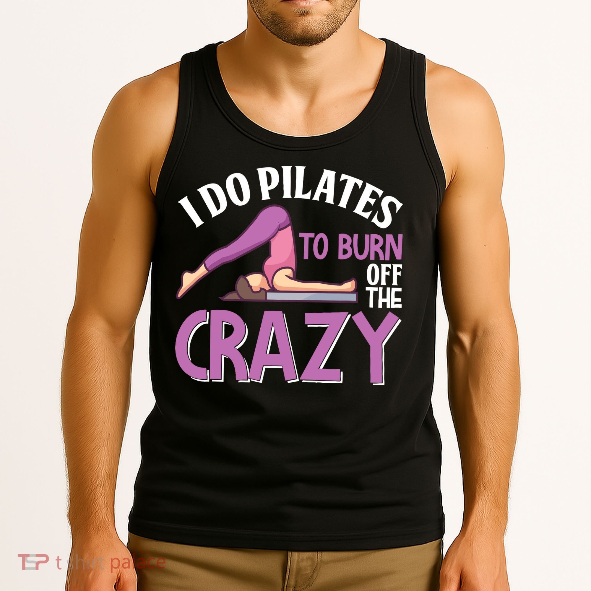 Funny Pilates Saying Pilates Trainer Contrology Instructor Tank Top