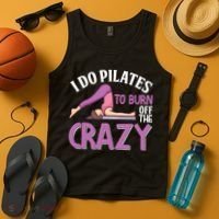 Funny Pilates Saying Pilates Trainer Contrology Instructor Tank Top thumb 4