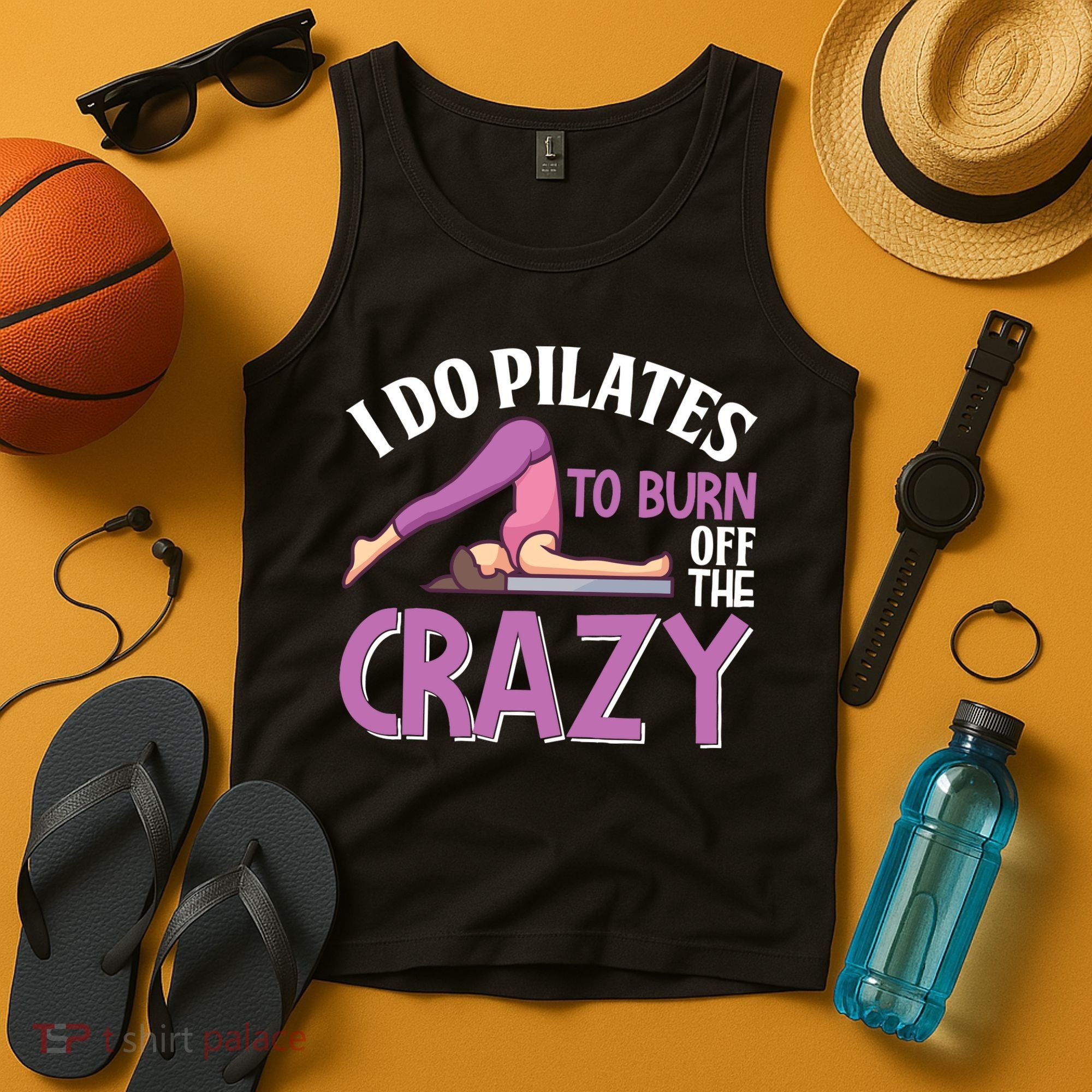 Funny Pilates Saying Pilates Trainer Contrology Instructor Tank Top