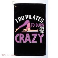 Funny Pilates Saying Pilates Trainer Contrology Instructor Golf Towel thumb 0