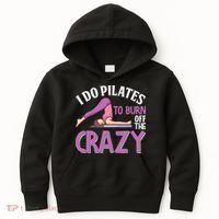Funny Pilates Saying Pilates Trainer Contrology Instructor Kids Hoodie thumb 0