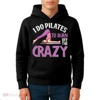 Funny Pilates Saying Pilates Trainer Contrology Instructor Kids Hoodie thumb 4