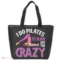 Funny Pilates Saying Pilates Trainer Contrology Instructor Tote Bag thumb 0