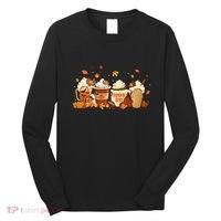Fall Pumpkin Spice Latte for Autumn Celebrations Long Sleeve Shirt thumb 0