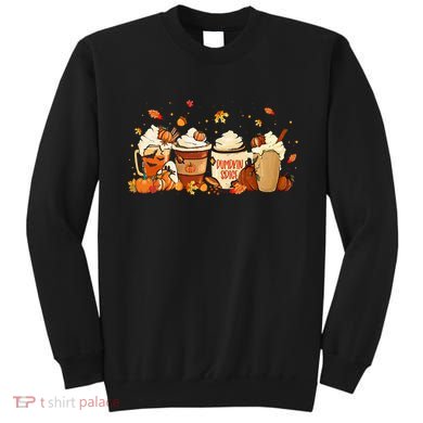 Fall Pumpkin Spice Latte for Autumn Celebrations Sweatshirt