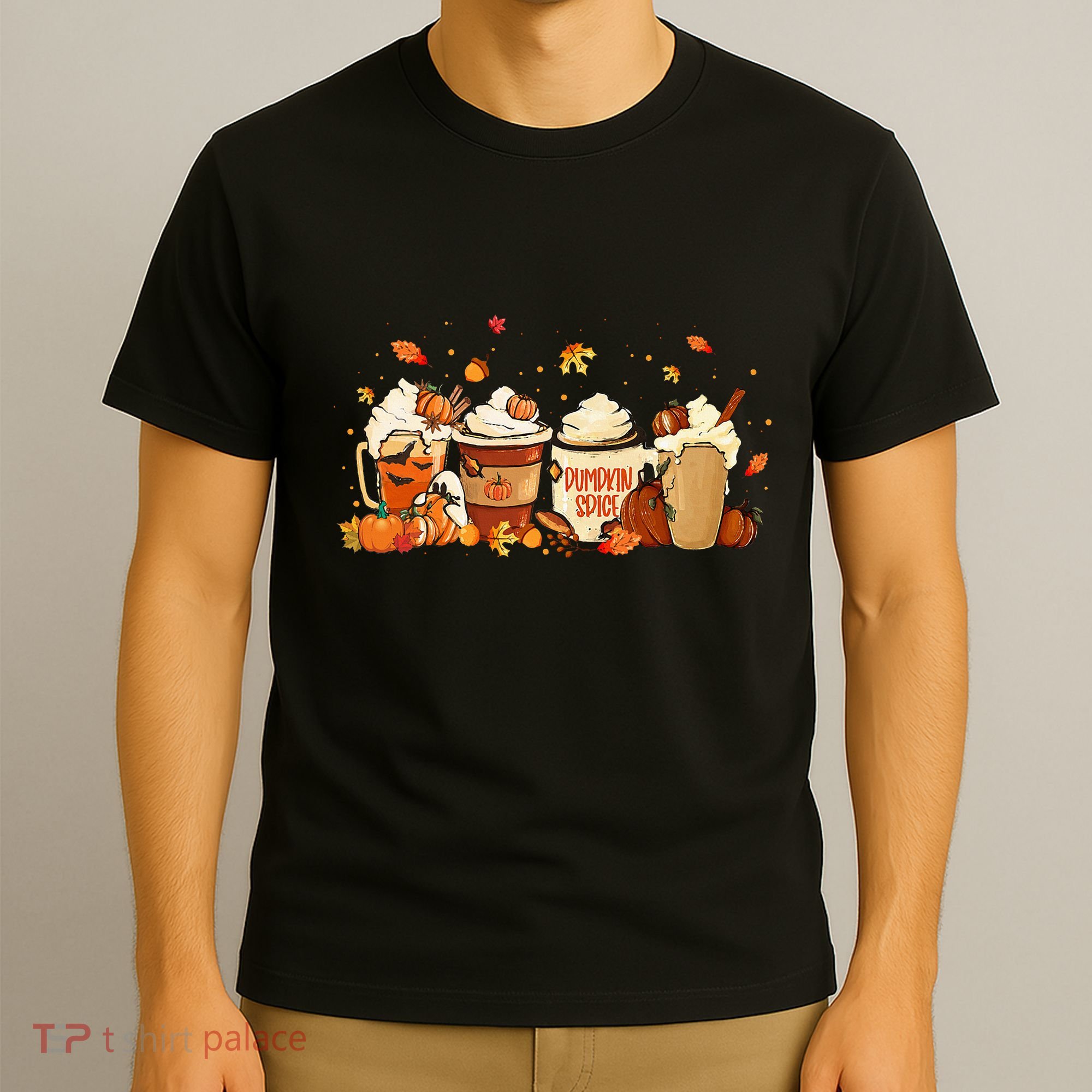 Fall Pumpkin Spice Latte for Autumn Celebrations T-Shirt