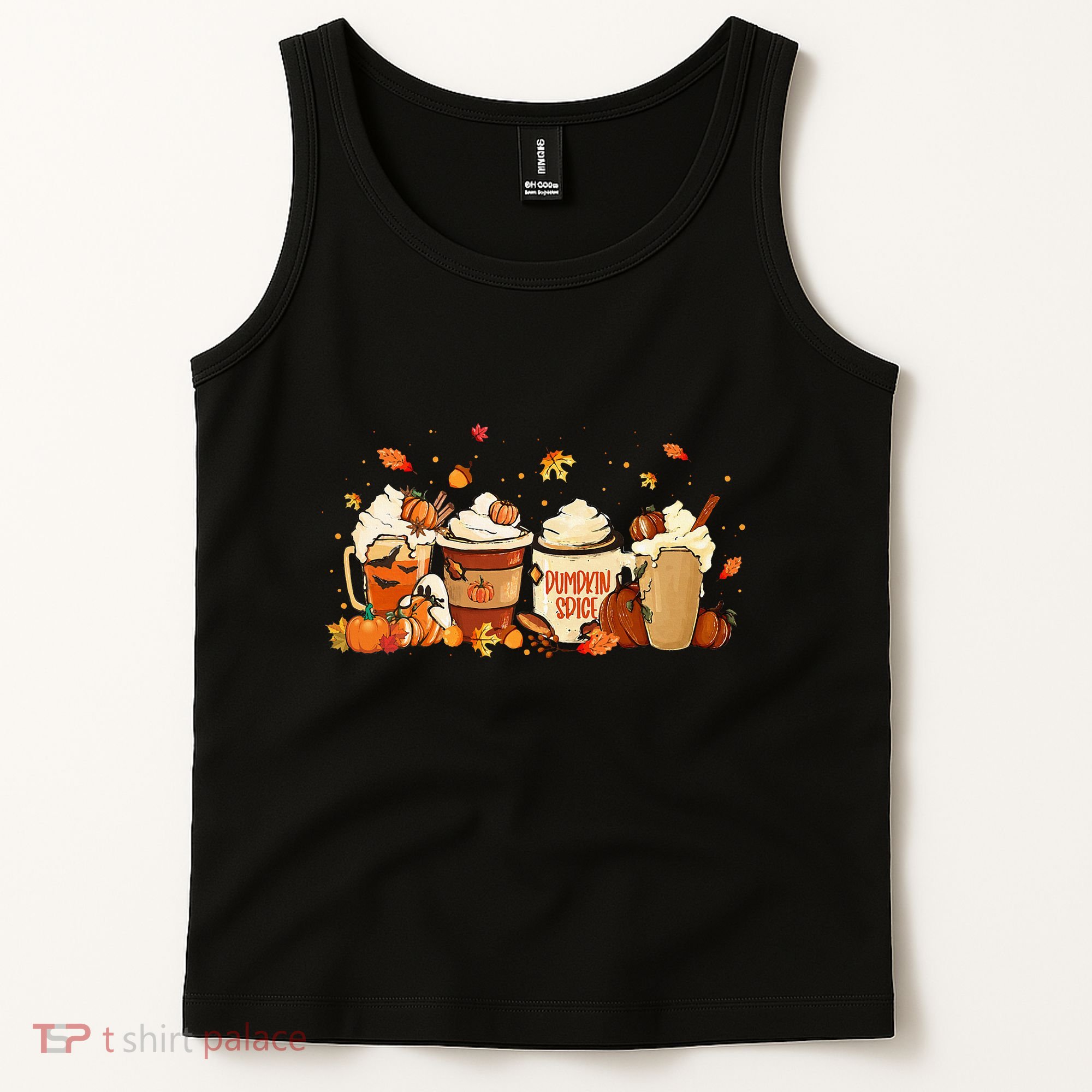 Fall Pumpkin Spice Latte for Autumn Celebrations Tank Top