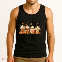 Fall Pumpkin Spice Latte for Autumn Celebrations Tank Top thumb 3