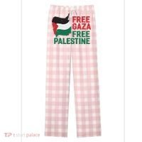 Free Palestine Stand With Palestine Activist Equality Women's Flannel Plaid Pajama Pants thumb 0