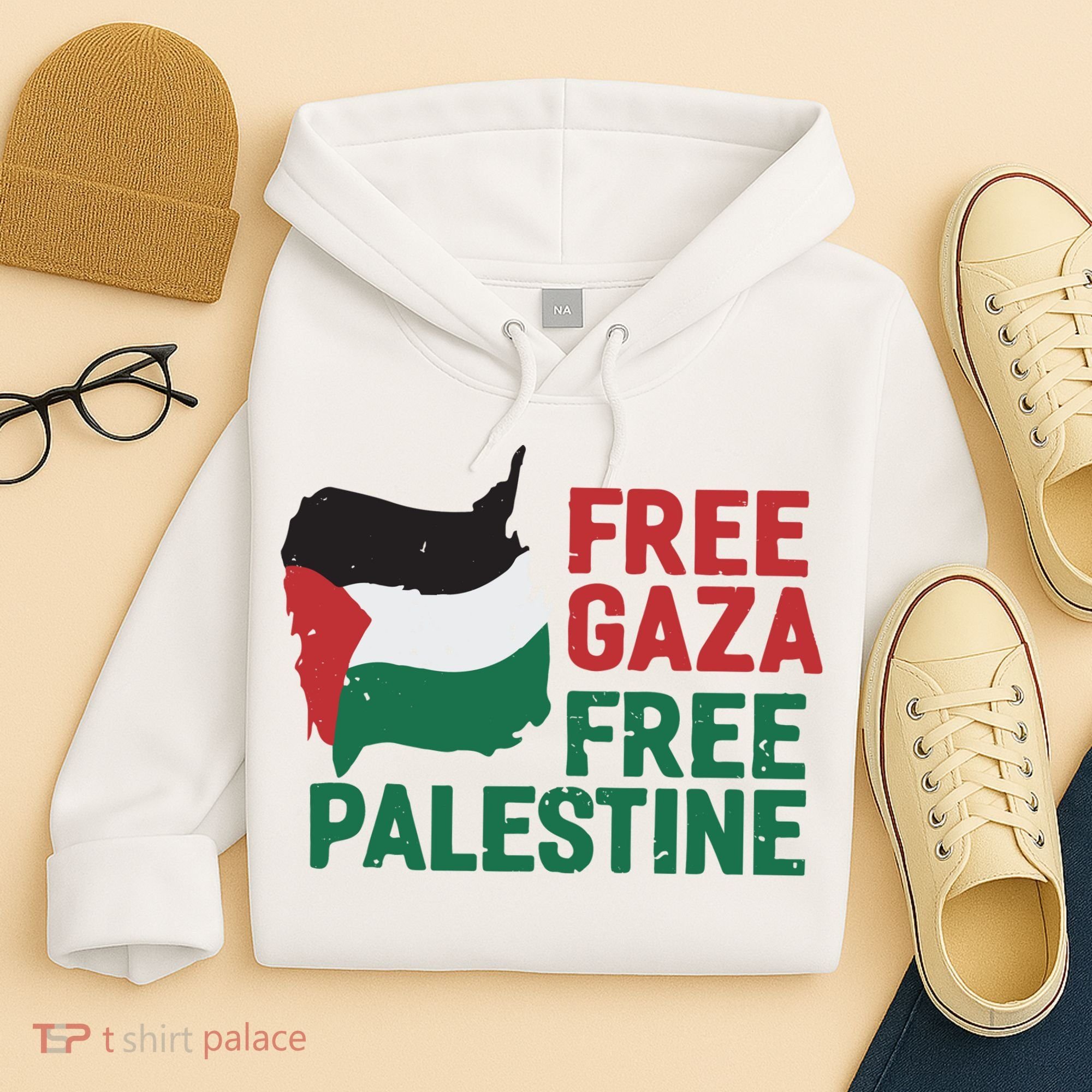 Free Palestine Stand With Palestine Activist Equality Hoodie