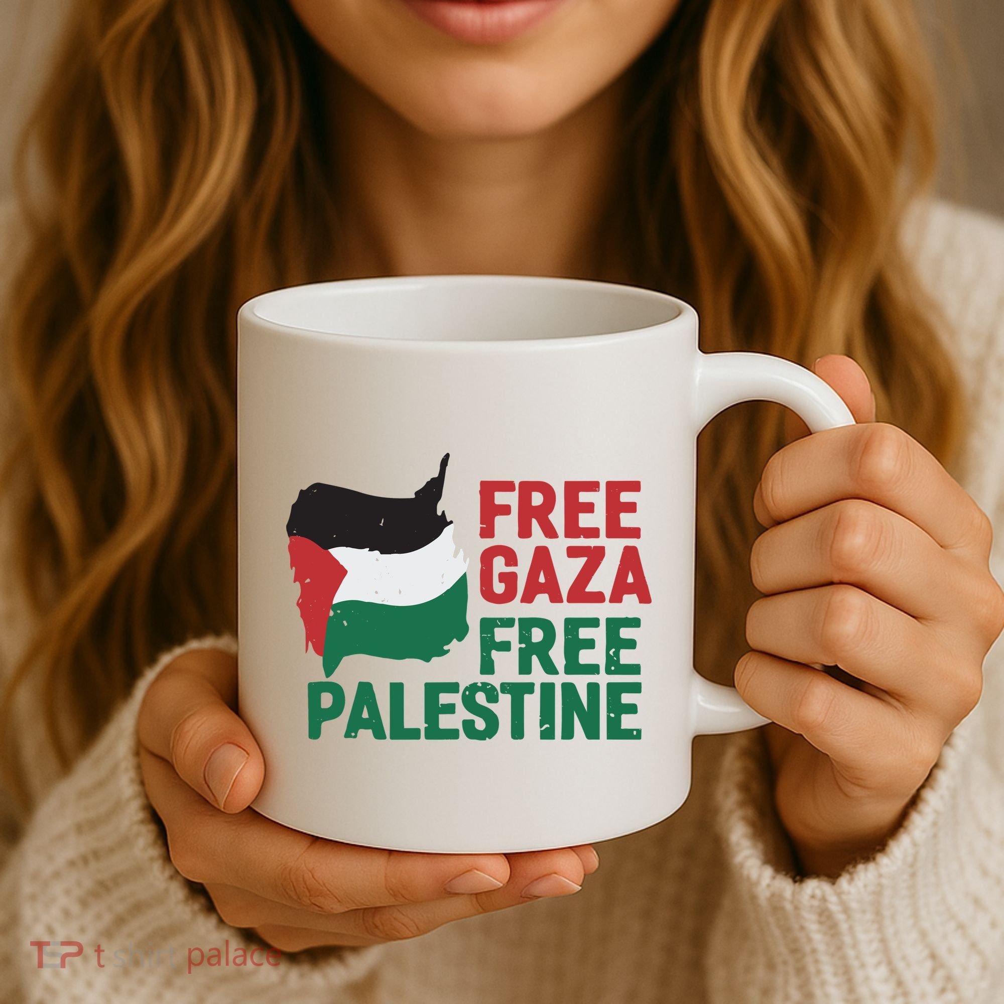 Free Palestine Stand With Palestine Activist Equality Coffee Mug