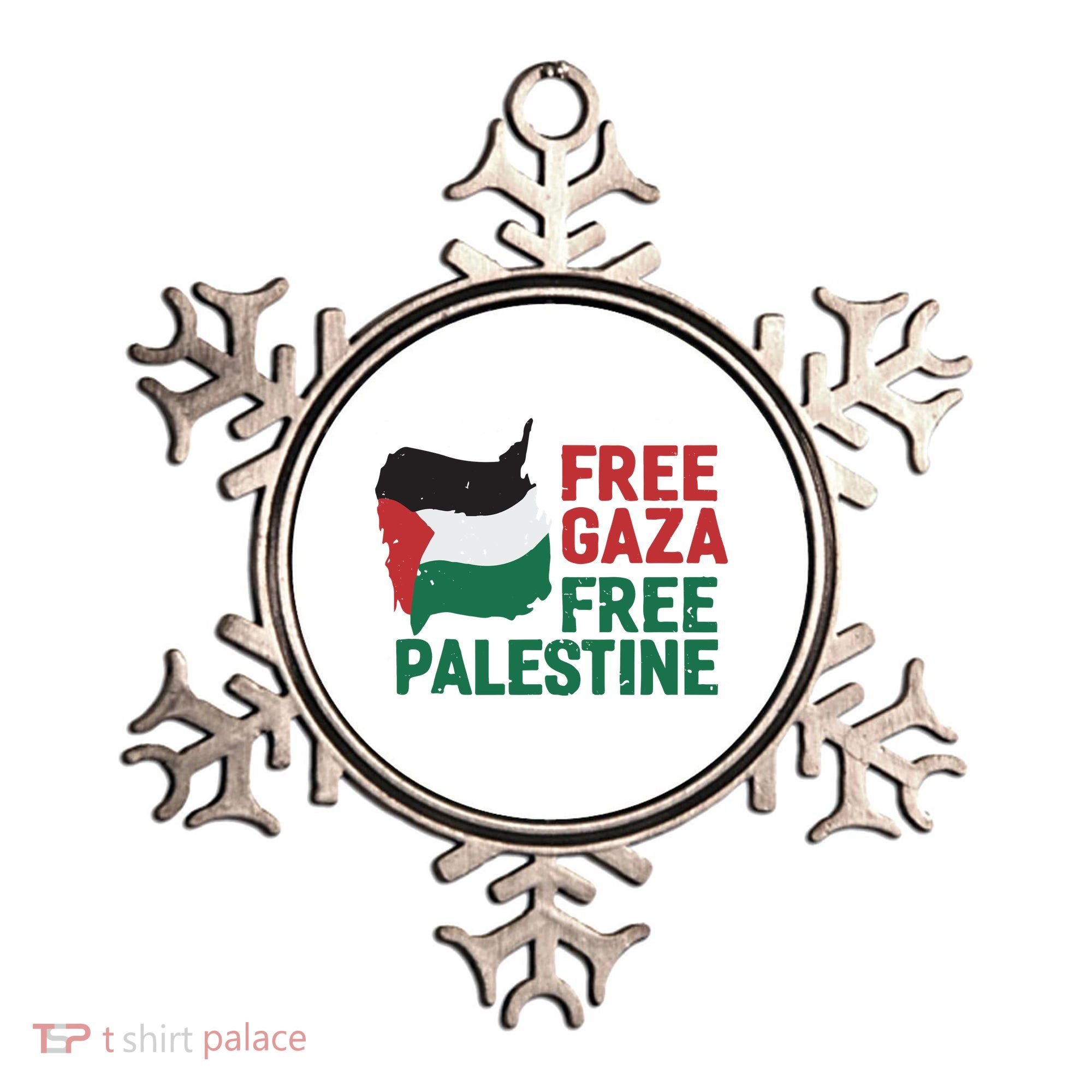 Free Palestine Stand With Palestine Activist Equality Ornament